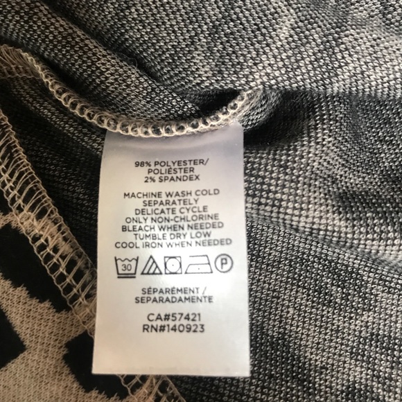 Loft leopard print puffed bell sleeved top 552103 - Picture 8 of 10